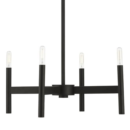

Livex Lighting 51174 Copenhagen 4 Light 20 Wide Mini Chandelier / Semi-Flush Ceiling