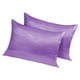 thumbnail image 2 of Funda de almohada 2pcs Funda de almohada de satén de poliéster Ropa de cama Funda de almohada para dormir, Morado, Reino Unido / US-Q, 20x30 pulgadas Jumpingount HA003643-02, 2 of 7