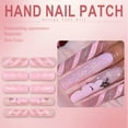 thumbnail image 4 of RAGUPEL 24Pcs Glue on Nails for Women,Crystal Embellished Square Nails,Heart Pattern Cute Press on Nails,Long Press on Nails for Daily Life,Dating,Party,Taking Pictures,Style2, 4 of 7