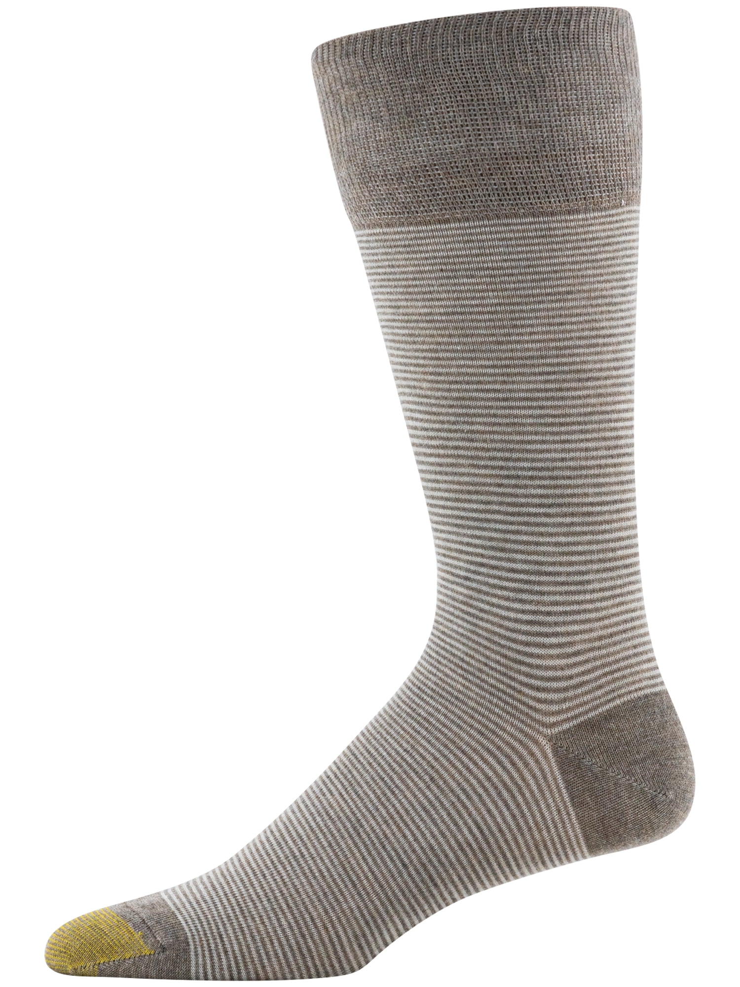 GOLDTOE Edition Mens Feeder Stripes Crew Socks, 3-Pack