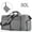 Gray, variant on 65L Travel Duffle Bag, 24" Foldable Travel Duffel Bag with Shoes Compartment, Extra Large Overnight Bag for Men Women, Waterproof & Tear Resistant Weekender Bags (Pink)