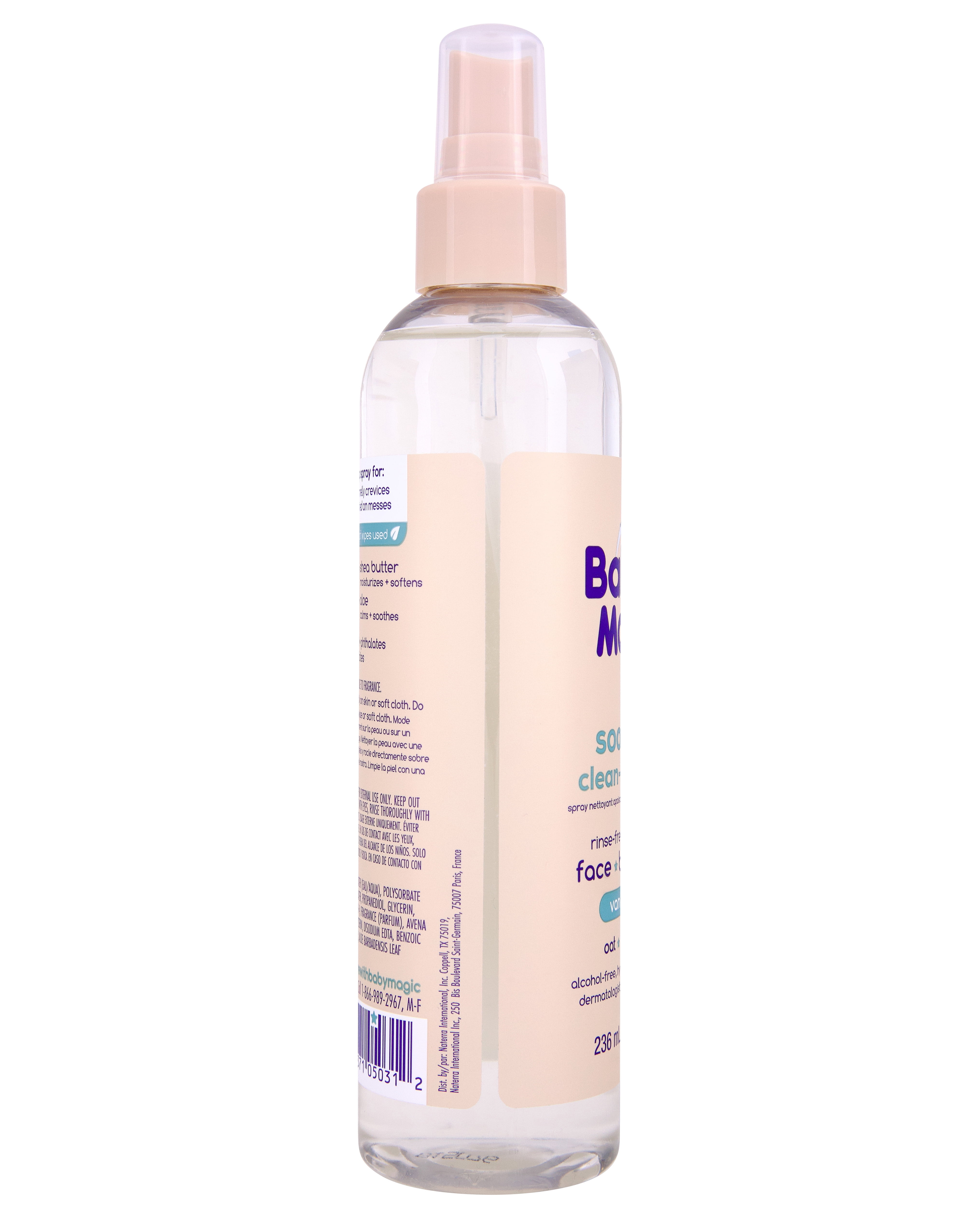 Baby Magic Soothing Clean-Up Spray, Vanilla & Oat, Hypoallergenic, 8 oz