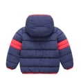 thumbnail image 3 of Kids Baby Boys Splicing Coat Outwear Infant Toddler Hooded Zip-up Jacket 2-8 Years, 3 of 9