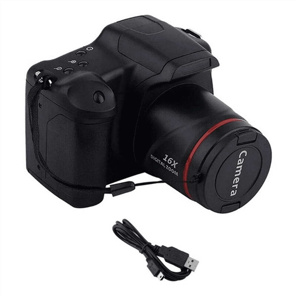 Digital Camera Vlog Camera Photography 16X Digital Zoom 1080P HD SLR Camera Anti-Shake Photo Cameras for Live Stream