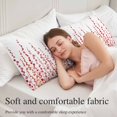 thumbnail image 5 of Red Body Pillow Covers 20"x60", Polka Dots Watercolor Abstract Art Soft Brushed Microfiber Breathable Throw Pillow Covers, Pillowcase with Zipper for Couch Sofa Bedroom Living Room, 5 of 9