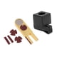 thumbnail image 1 of Durable Black Pro Snooker Billar de billar Pricker con reparador de punta de taco de billar, soporte de plástico para tiza de taco con clip para Baoblaze Titular de tiza de billar, 1 of 8