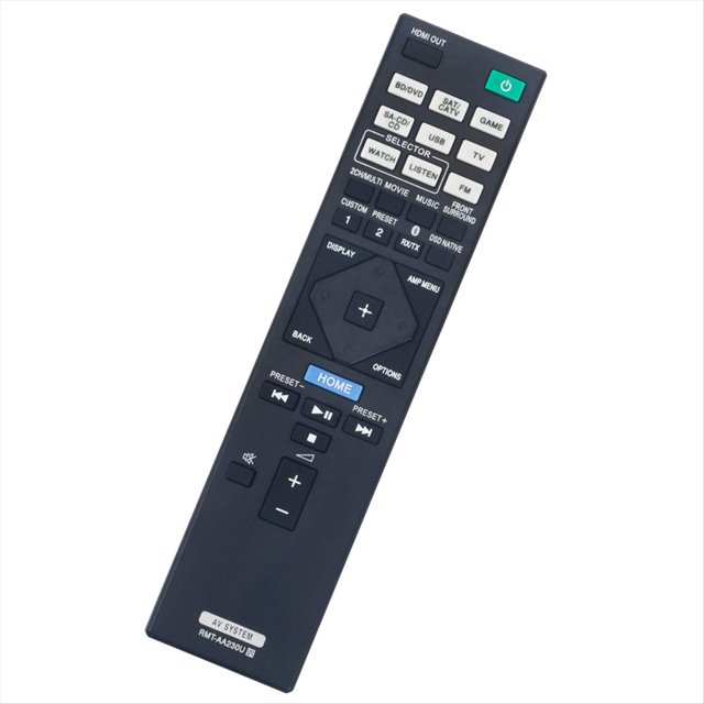 -AA230U RMTAA230U Mando A Distancia de Repuesto para STRDN1070 STR-DN1070 Receptor AV