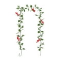 thumbnail image 2 of Arrangement Floral Suspendu de Vacances avec Rouge et Vert pour Porte Intérieure Extérieure Escaliers Mur, 2 of 4