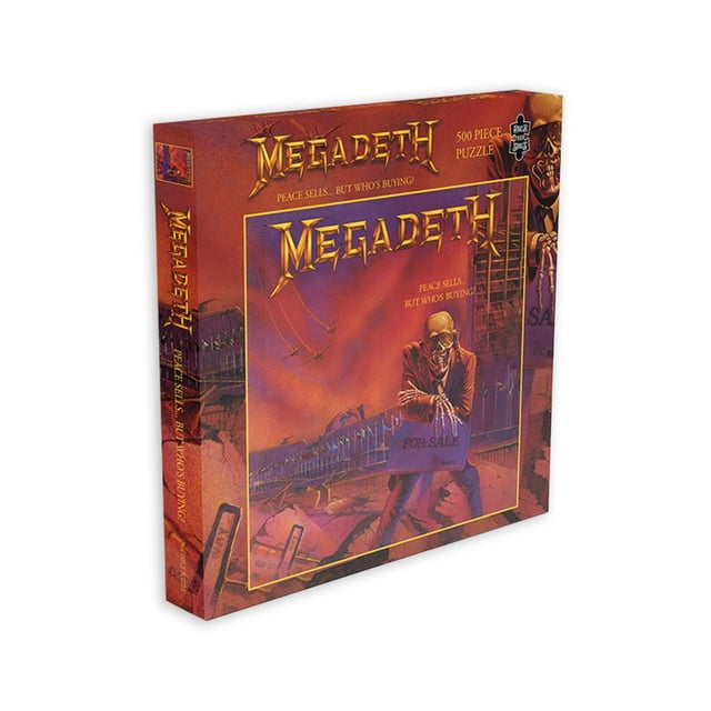 Rompecabezas RockSaws Megadeth Peace vende... pero ¿quién compra?