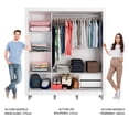 thumbnail image 4 of Ropero Closet Madesa Lyon 3 Puertas Corredizas con Pies Madesa 215 cm alto x 170 cm ancho x 46 cm fondo, 4 of 5