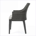 thumbnail image 6 of Outdoor Patio Lounge Chairs | Modern Set of 2 | Weather Resistant Wicker | light gray |Grey| Rattan+Waterproof Fabric+Metal, 6 of 14