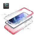 thumbnail image 5 of Mantto Samsung S21 Plus Case, Full Body Clear Protection Case PC Bumper & Rubber TPU Front & Back 360 Full CoverGradient Bumper Frame Rubber Phone Case for Samsung Galaxy S21 Plus - Red, 5 of 8