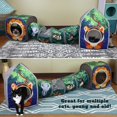 thumbnail image 4 of Set de juego para gatos Kitty City Safari Jungle con cubo, túnel y escondite, 4 of 7