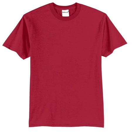 Red T-shirt - Mafoose Men's Core Blend Tee Shirt Red S