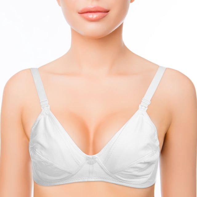 Sujetador para embarazadas, sujetador de maternidad de algodón con abertura frontal, sujetador para lactancia, tecnología innovadora