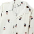 thumbnail image 2 of chopper club Boys' Cotton Knit Pajama Set – Teddy Print, Long Sleeve Sleepwear, Sizes 6-16 (6-13 Years), Regular Fit with Cuffed Sleeves & Bottoms US8, 2 of 6