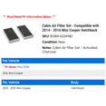 thumbnail image 2 of Cabin Air Filter Set - Compatible with 2014 - 2016 Mini Cooper Hatchback 2015, 2 of 2