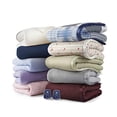 thumbnail image 4 of Thermee Micro Flannel Electric Blanket with Sherpa Back King Sand, 4 of 4