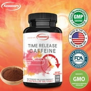 Xemenry Time Release Caffeine 100mg - Enhance Energy and Stamina,Keep Mental Alertness(30/60/120pcs)