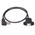 thumbnail image 1 of USB 2.0 B Male to USB B Female Socket Printer Panel Mount Extension Cable 50cm, 1 of 5