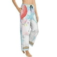 thumbnail image 2 of Junzan Cute Elephant Women'S Pajama Pants Drawstring Comfy Sleep Bottoms With Pockets, 2 of 9