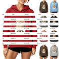 thumbnail image 3 of Pet Pouch Hoodie Womens Dog and Cat Carrier Hoodie Cute Graphic Hooded Sweatshirt Loose Fit Casual Long Sleeve Pullover with Zipper Pouch Adjustable Opening Winter Tops for Women, 3 of 5