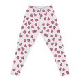 thumbnail image 1 of Legging George Talla 6 Ajustable de la Cintura Diseño Corazones Rosa con Blanco, 1 of 3