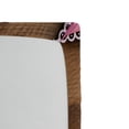 thumbnail image 2 of Ambesonne Thank You Fitted Sheet, Rustic Cookie Letters, Twin Size, White Brown and Pink, 2 of 2