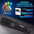 thumbnail image 3 of Lampara Tictica 32000 Lm Bateria Extra Grande Usb Recargable, 3 of 6