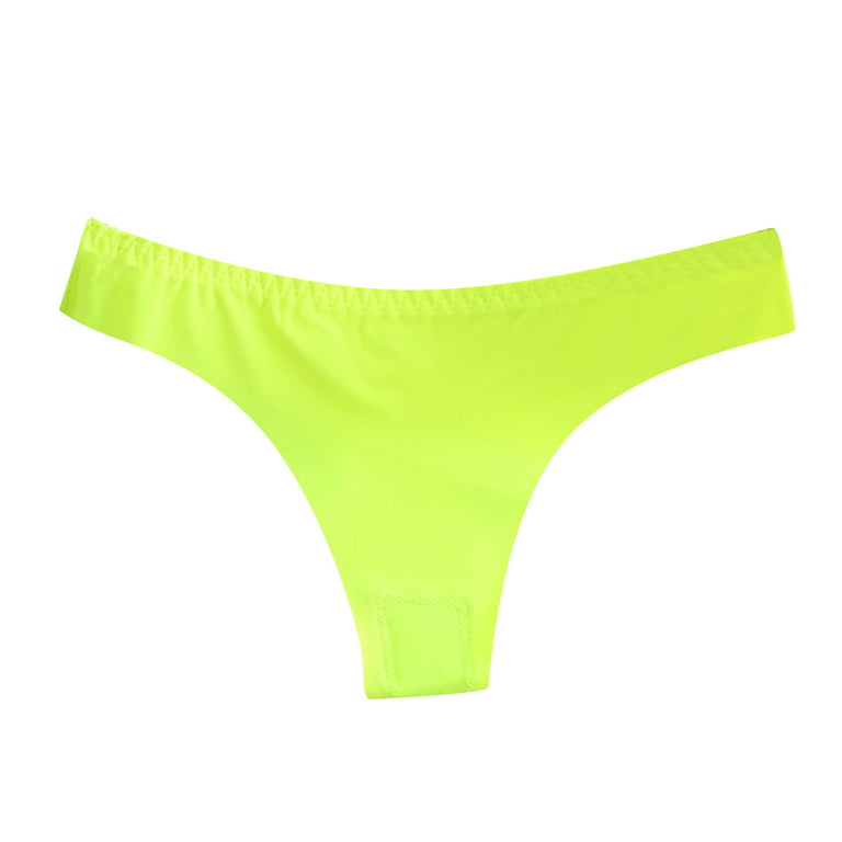 Aayomet Women's Plus Size Panties Thong Low Rise Cotton Underwear