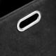 thumbnail image 3 of Cubos de almacenamiento de tela plegables Basics (paquete de 1) con ojales ovalados, color negro, 3 of 4