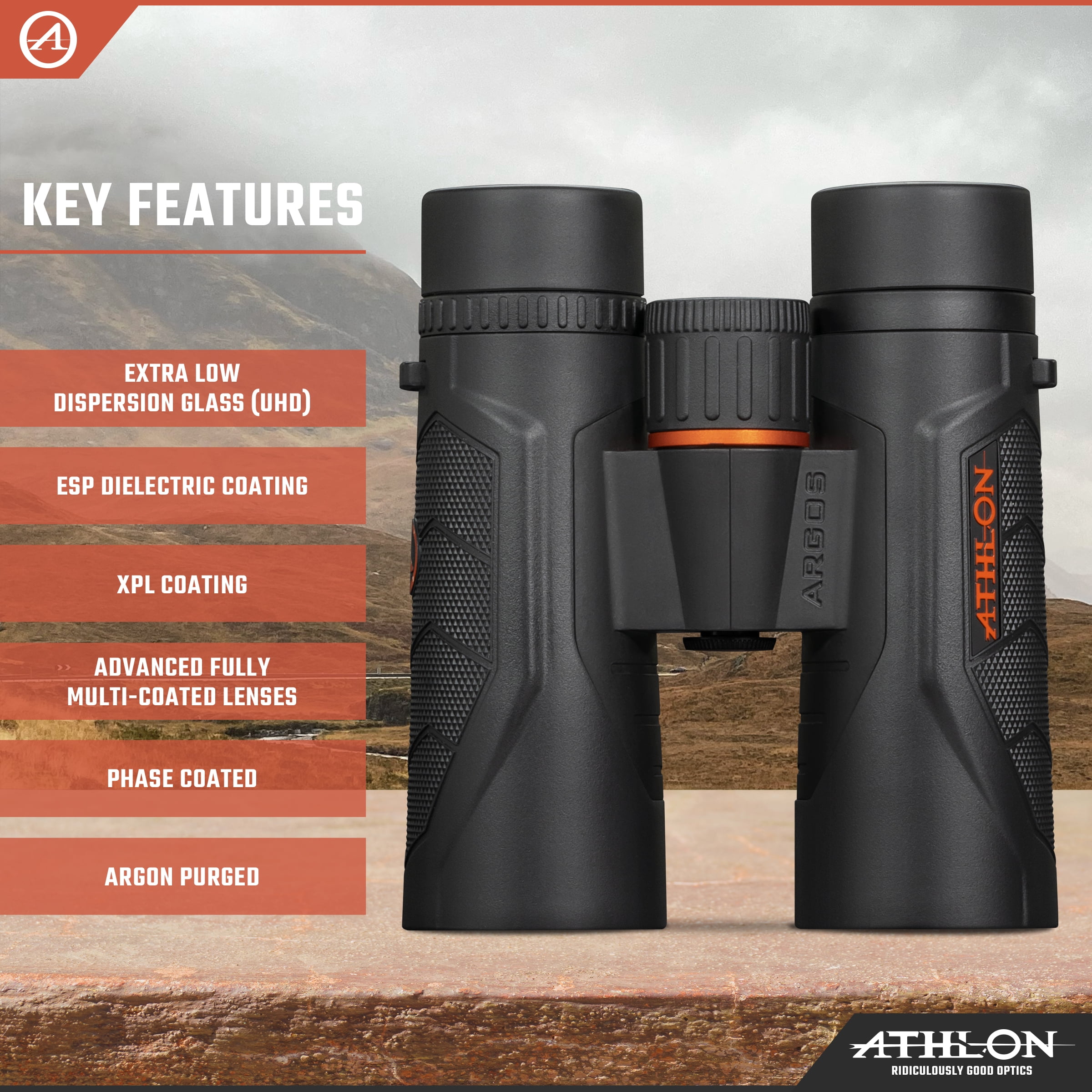 Athlon Optics Argos G2 UHD Binoculars 10x 42mm