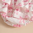 thumbnail image 6 of Baby Bodysuits Unisex Bodysuit Boys Girls Clothes Newborn Baby Girl Summer Clothes Outfits Long Sleeves Lace Floral Romper Dress Newborn Outfit 12-18 Months, 6 of 6