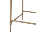 thumbnail image 6 of Christopher Knight Home 25"H Farmhouse Upholstered Bar Stools, Iron Frame with Rattan Back, Brown+Beige, Set of 2, 6 of 9