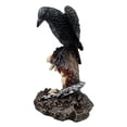 thumbnail image 2 of Ebros Gift Dark Raven Crow Feeding On Shackled Cadaver Hand Flesh Figurine 6"H, 2 of 4