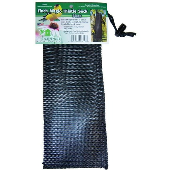 YF 11 in. SBE Finch Magic Thistle Sack Black