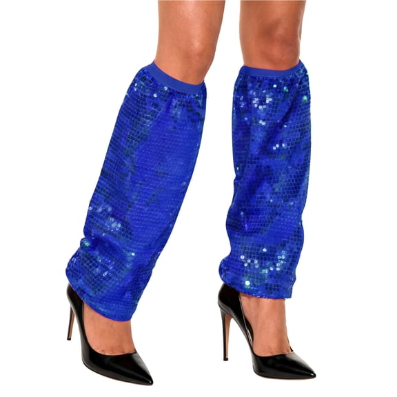 WMNTST Womens Leg Warmers Sequined Knee High Sparkly Leg Warmers Stylish Dance Stage Performance Socks