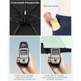 thumbnail image 3 of 1pcs Mini Travel Sun Umbrella for Purse With Case,Small Compact UV Umbrella Protection Sun,Lightweight Portable Parasol Windproof for Women Men Kids,Black, 3 of 7