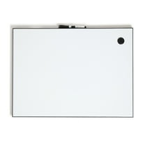 U Brands 23 x 17 in. Magnetic Dry Erase Board, Thin Edge Frame, Includes Magnet, Marker