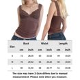 thumbnail image 3 of Camisola De Verano Top corto de mujer con retazos de encaje, camisetas sin mangas con tirantes para mujer, sin espalda, Vintage Simple Cgtredaw Para estrenar, 3 of 7