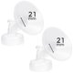 thumbnail image 1 of Piezas de extractor de leche compatibles con Paruu Spectra S1 S2, 21 mm, paquete de 2, 1 of 7