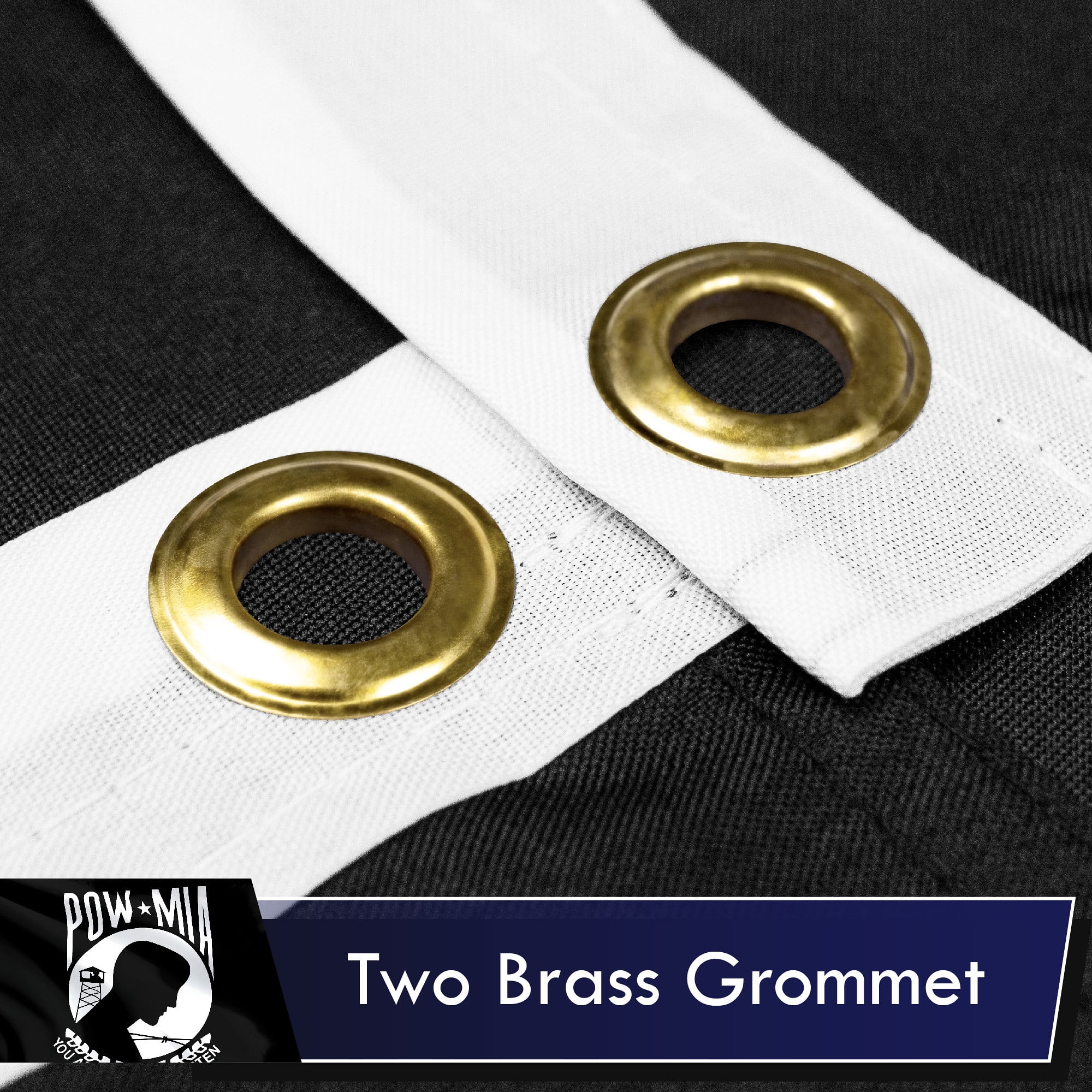 G128 - THREE PACK POW MIA Flag You are Not Forgotten Prisoner of War Flag 3x5ft Quality Printed Polyester with Brass Grommets