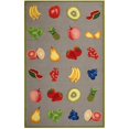 thumbnail image 6 of SAFAVIEH Chelsea Brittania Fruit Lovers Wool Area Rug, Stone, 8'9" x 11'9", 6 of 10