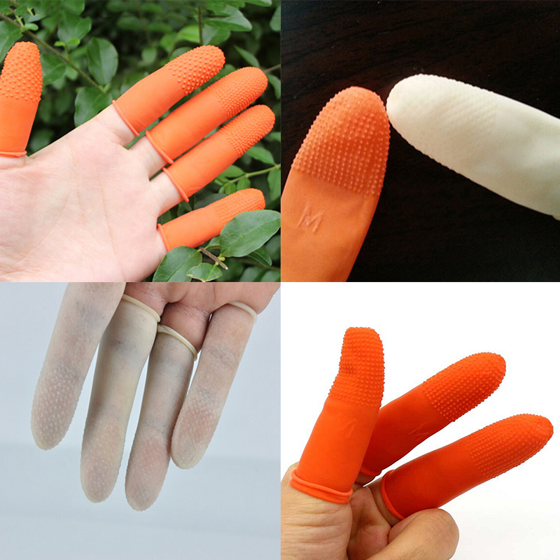 reusable rubber finger gloves