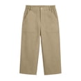 thumbnail image 5 of Womens High Waisted Capri Pants Light Wide Leg Business Casual Pants Trendy Work Crop Pant with Zipper Pockets, 5 of 7