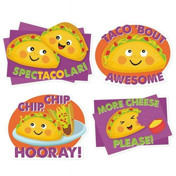 Eureka EU-628001 Jumbo Scented Taco Stickers