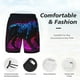 thumbnail image 3 of Fotbe Futuristic Purple Panther A、 Traje de Baño para Hombre – Shorts de Natación de Secado Rápido con Forro y Bolsillos-Large, 3 of 6