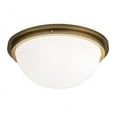 thumbnail image 2 of Meyda Tiffany 171108 Commerce 4 Light 25" Wide Flush Mount Bowl Ceiling Fixture - Buttered, 2 of 7