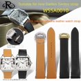 thumbnail image 2 of Reloj de cuero de liberación rápida de 21 mm con accesorios para pulsera de reloj con hebilla flotante Caitier Santos WSSA0009 WSSA0018, 2 of 5