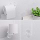 thumbnail image 5 of Soporte de pared para papel higiénico de acrílico YONGSHENG con hardware, 5 of 5